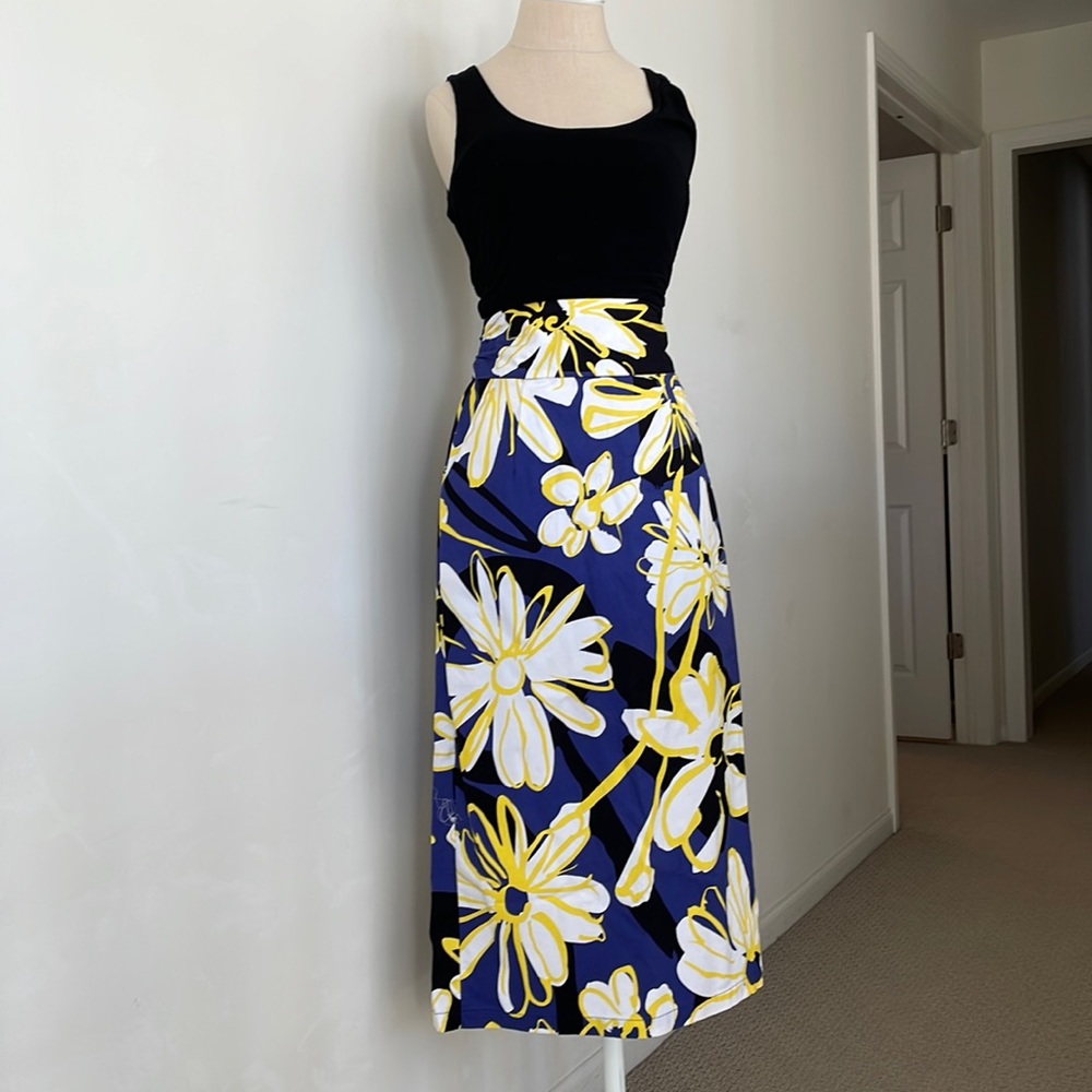 Whit Two Anthropologie Graphic Print Skirt, 4P
